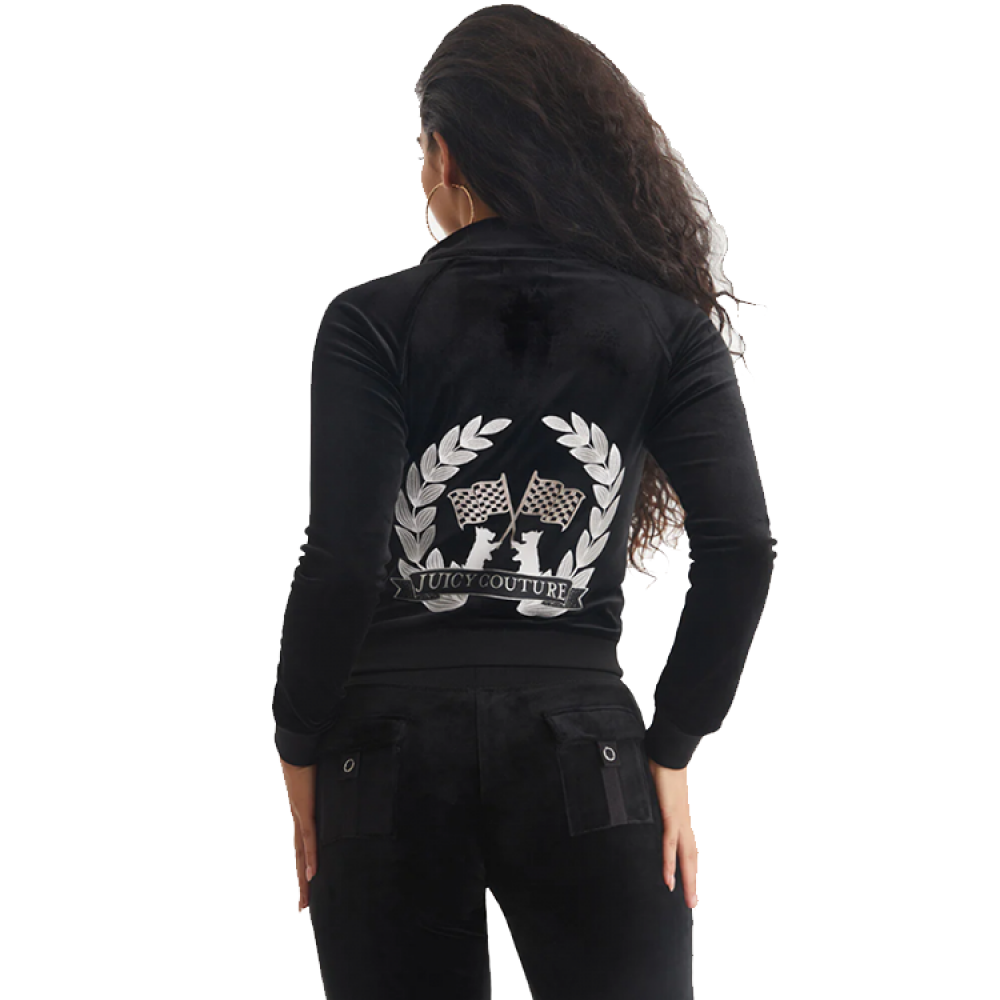 Juicy couture velour deals track jacket